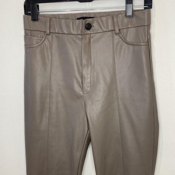 Zara Faux Leather Pant - Picture 4 of 10
